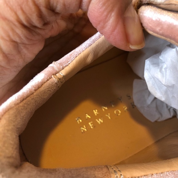 NWT Barneys New York Suede/Leather Tennis Shoes - Picture 5 of 6